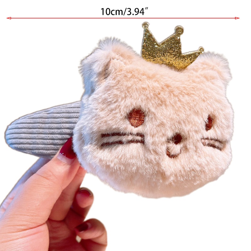 Dây Buộc Tóc Đuôi Ngựa Hình Mèo Nhồi Bông Đáng Yêu Giá Đỡ