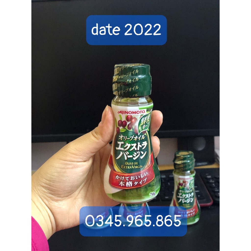 Dầu Olive Extra Virgin Ajinomoto Nhật nguyên chất cho bé ăn dặm (2022)