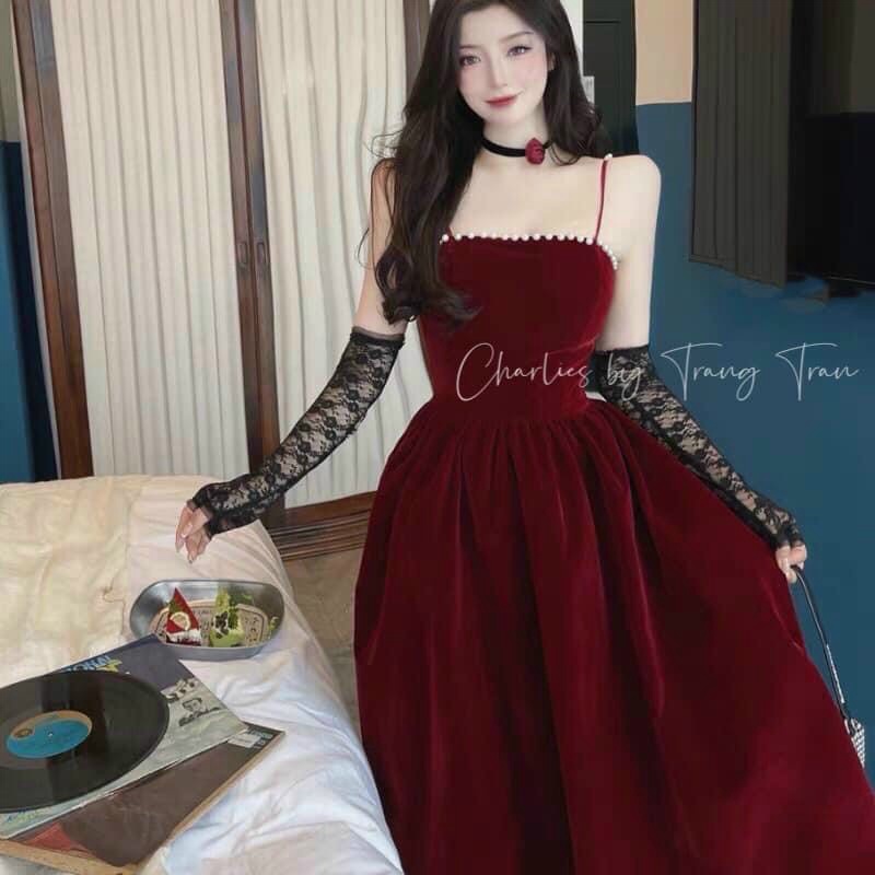 (Mẫu Mới) Đầm Ford Hai Dây Bản Thiết Kế Siêu HOT Chốt Nhanh Kẻo Hết UP Valentina Shop