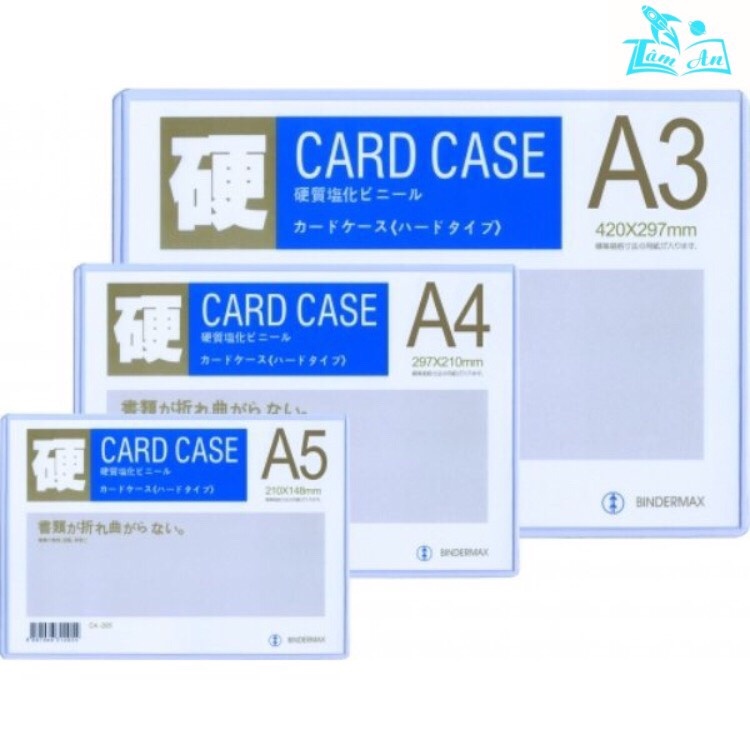Card case Khổ A3/ A4/ A5 - Tấm Nhựa Trong Suốt Để Lưu Tài Liệu - Văn Phòng Phẩm Tiện Lợi