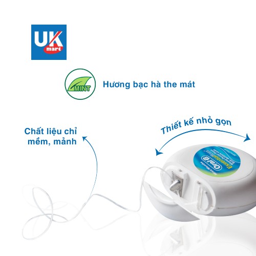 Chỉ Nha Khoa Cao Cấp Nhập UK Oral-B Essential Floss 50m