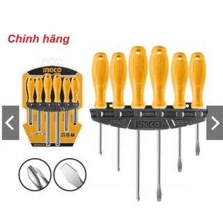 [RẺ NHẤT SHOPEE] Bộ 6 tua vít ingco HKSD0658