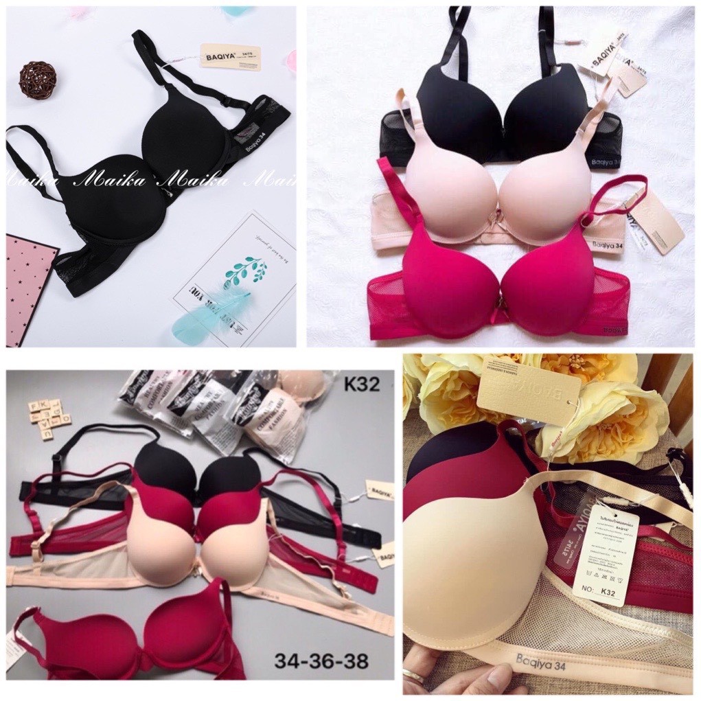 Áo Ngực Nữ  💖FREESHIP💖Áo Lót Nâng Ngực Có Gọng Dây Lưới Thoáng Mát  AMYBRA  AK32