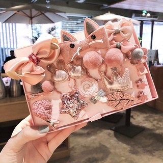 Set 18 Kẹp Tóc Dễ Thương Cho Bé Gái