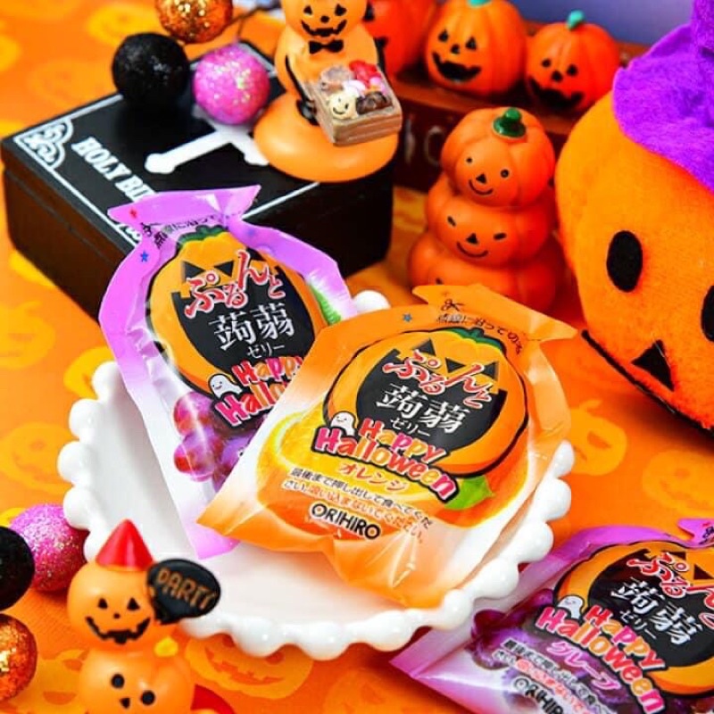 Túi thạch trái cây Halloween hàng nhật