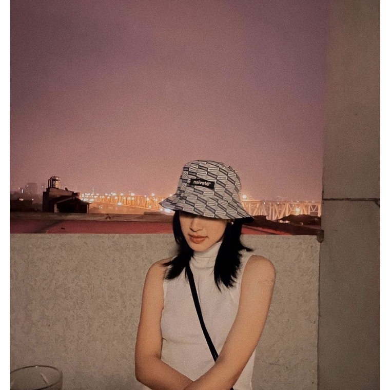 Mũ bucket nam nữ Monogram NAIVETE Local Brand chính hãng