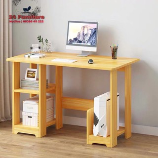 Bàn làm việc 90*40*72cm, Gỗ MDF phủ melamin chống thấm (Màu trắng cổ)