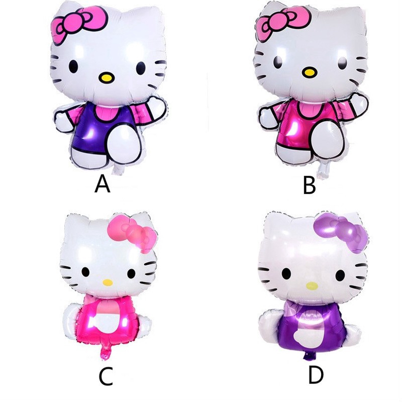Bong Bóng Nhôm Hình Hello Kitty Dễ Thương
