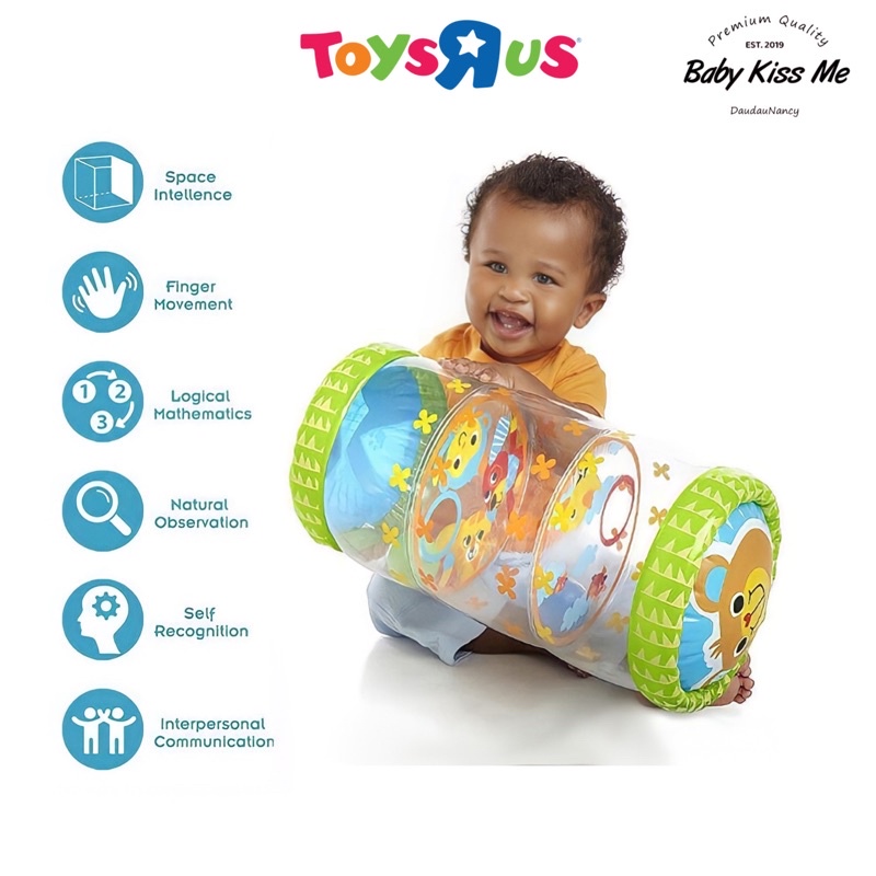 Đồ Chơi Thảm Bóng Lăn Bơm Hơi Hỗ Trợ Vận Động Di Chuyển Cho Bé Tập Bò - Bruin - Inflatable Activity Roller