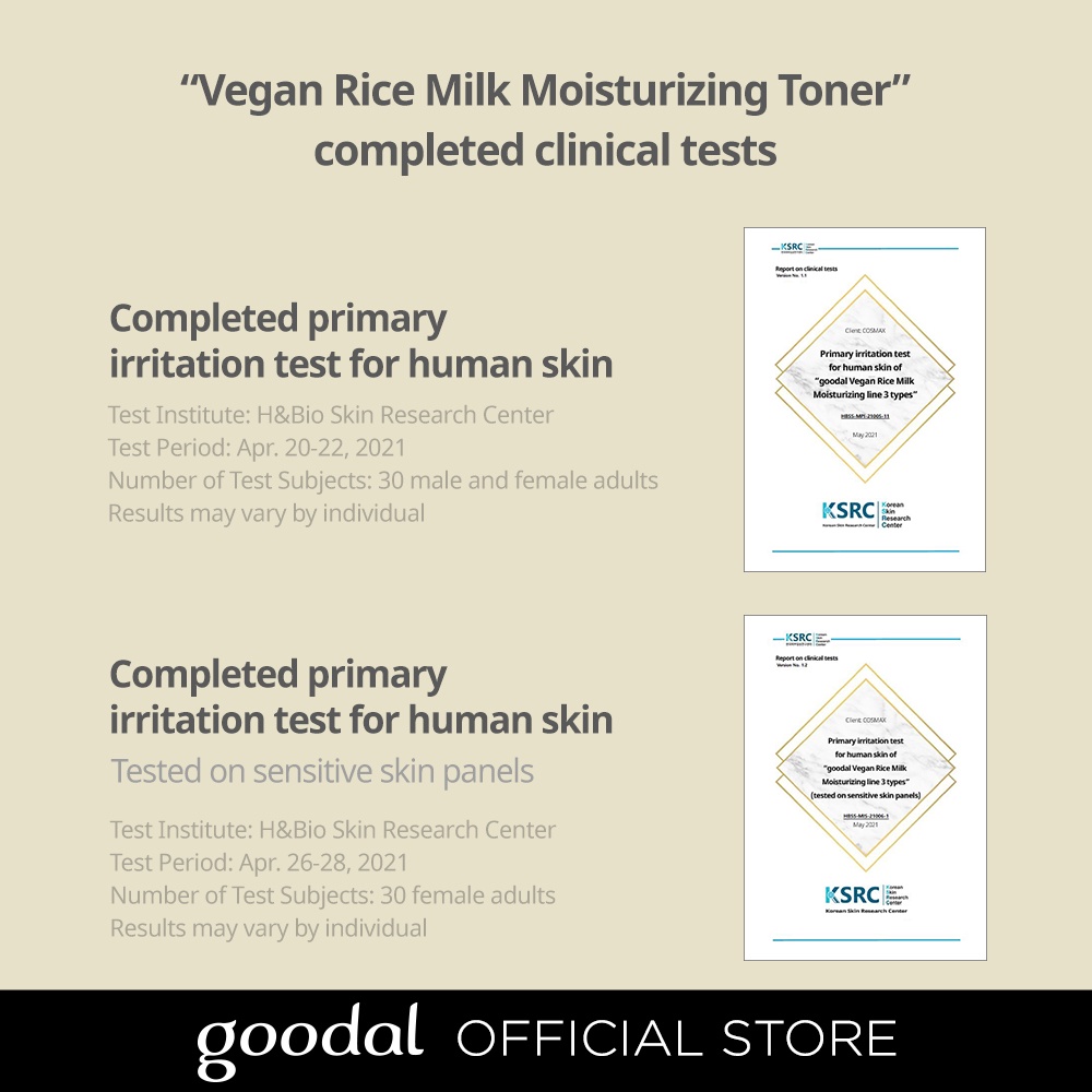 Toner sữa gạo GOODALVEGAN dưỡng ẩm cho da được chứng nhận 250ml