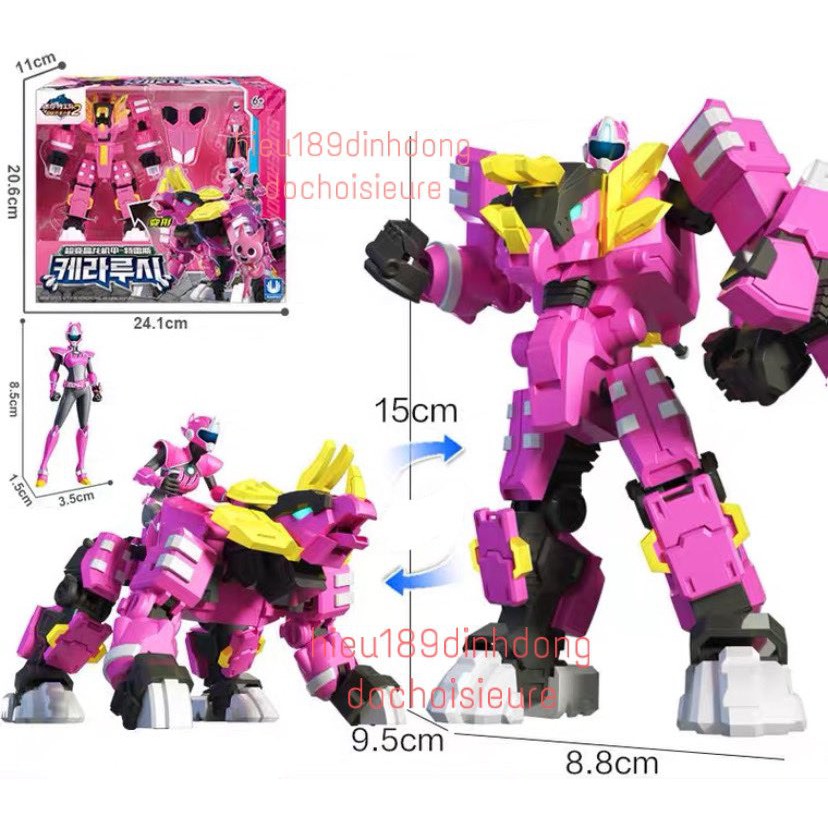 Lực lượng nhí x LUCY TỐT BỤNG cùng robot khủng long Trix  BIỆT ĐỘI SIÊU NHÂN NHÍ mã 8629