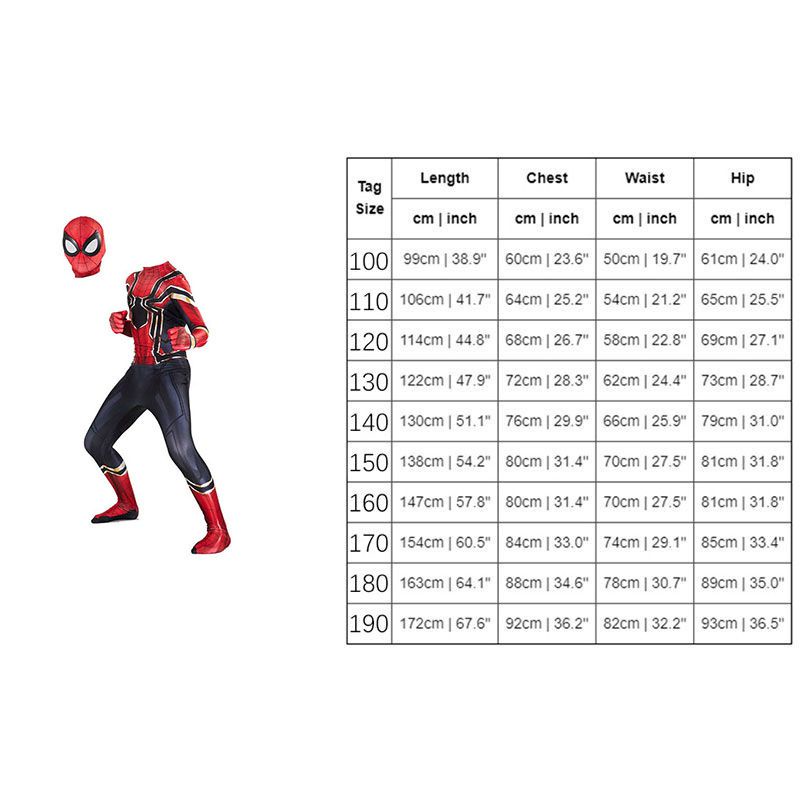 Bộ Đồ Liền Thân Hóa Trang Người Nhện Người Sắt Dành Cho Trẻ Em