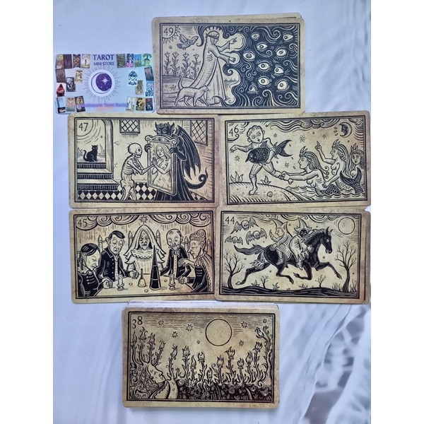 Bộ bài Black Enchantment Size GỐC handmade