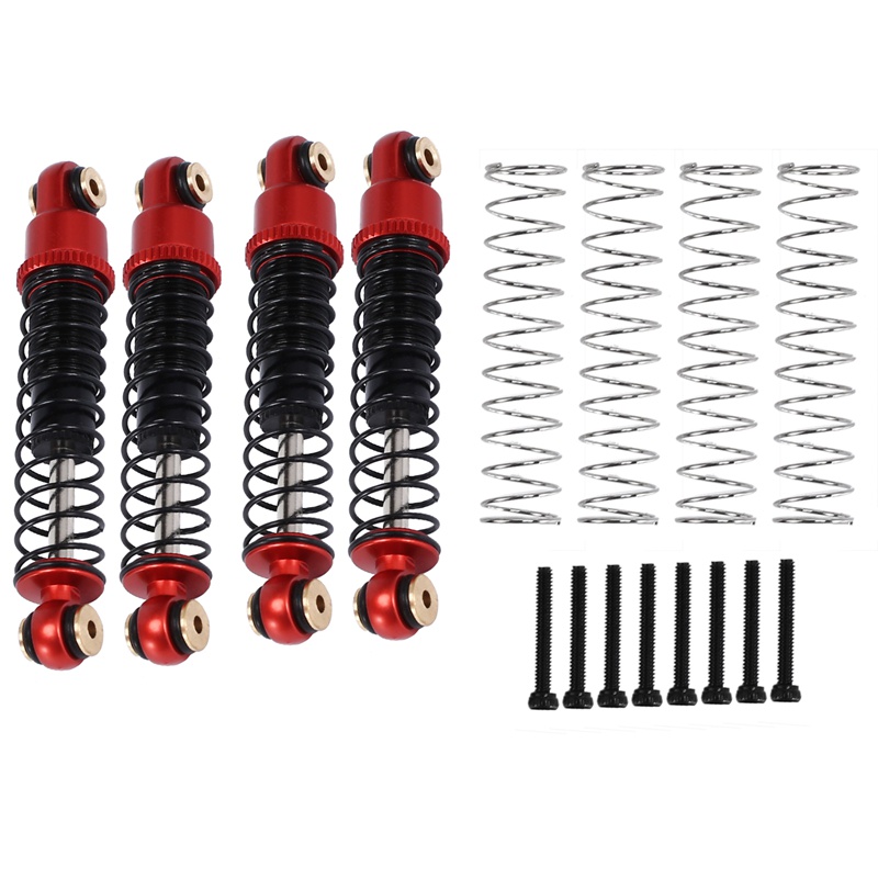 Set 4 Phuộc Giảm Xóc 40MM Chuyên Dụng Cho Xe Điều Khiển Từ Xa Axial SCX24 C10 JLU Gladiator Bronco Tỉ Lệ 1 / 24