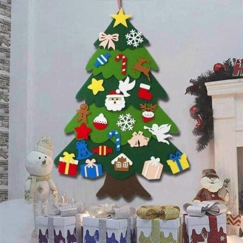 Cây thông NOEL dán tường siêu xinh cho bé