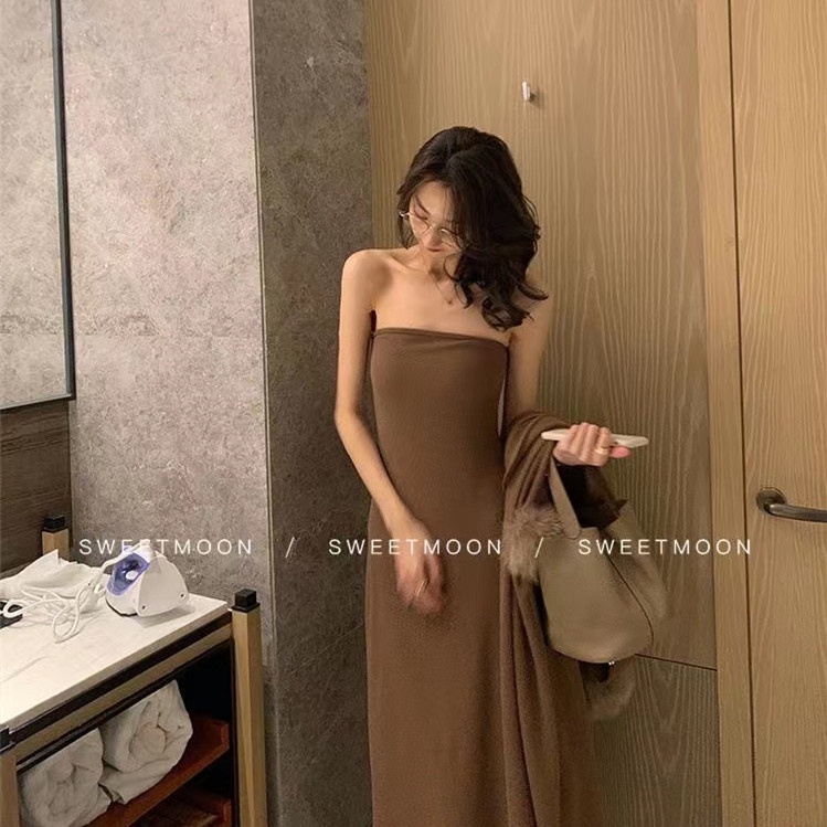 Set Đầm Ôm Và Áo Khoác Cardigan Tay Dài Thời Trang Quyến Rũ Cho Nữ