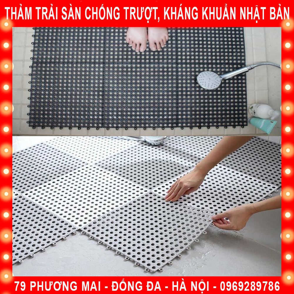 [GIÁ SỈ] Tấm Thảm Nhựa Ghép Lót Sàn - Chống Trơn Trượt - An Toàn KT30*30cm