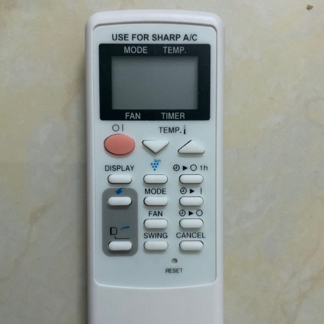 Điều khiển điều hoà Sharp+ pin