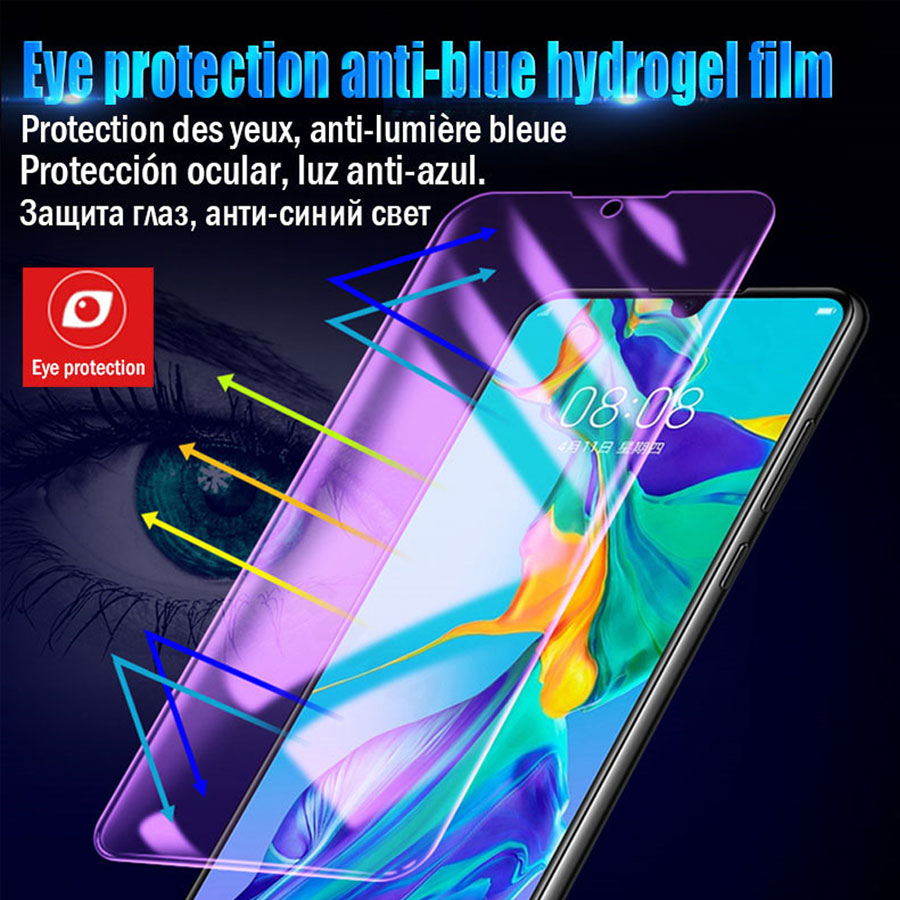 Miếng dán PPF bảo vệ toàn màn hình chống ánh sáng xanh cho Samsung Galaxy S8 S9 10 Plus S20 Fe S21 Note 8 9 10 20 Ultra