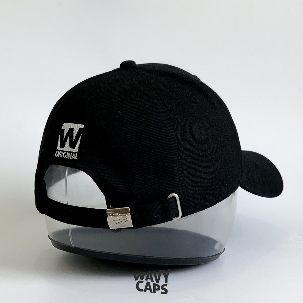 Mũ Lưỡi Trai Nón Kết Đen Logo Thêu Nổi Cá Tính WAVY CAPS AB-30129