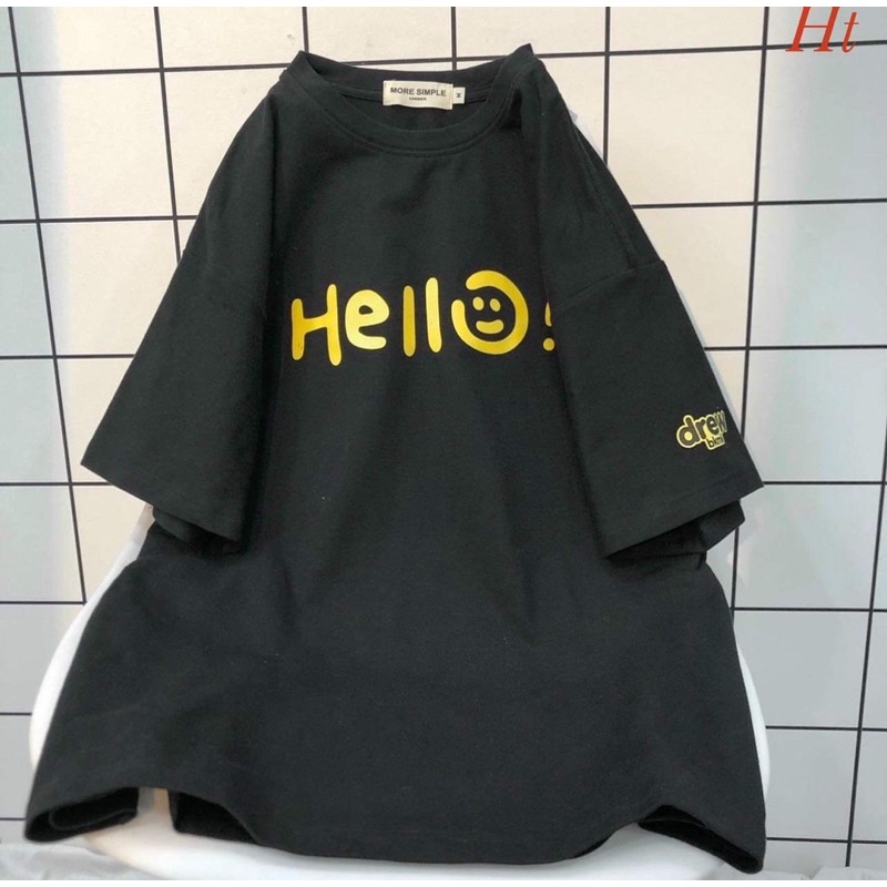 Áo phông hello drew tay HT11