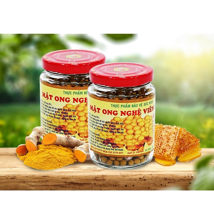 MẬT ONG NGHỆ VIÊN VÀNG XUÂN NGUYÊN LỌ 100gr - HỔ TRỢ ĐAU DẠ DÀY