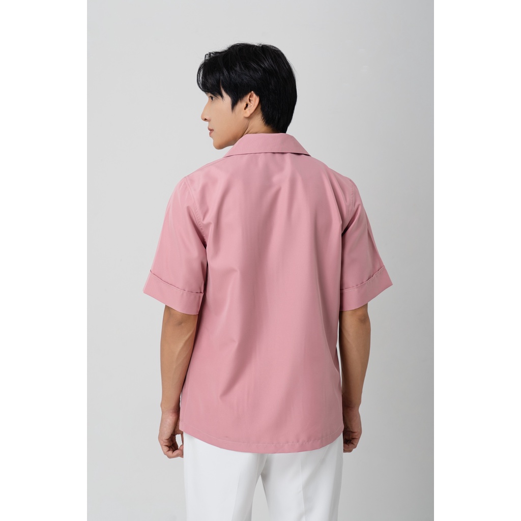 Áo Sơ Mi Nam Ngắn Tay Cổ Damton Màu Hot Trend Thương Hiệu Mr Twins