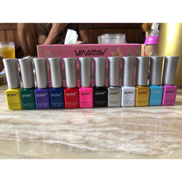 Cọ nét gel vinimay set 12 màu
