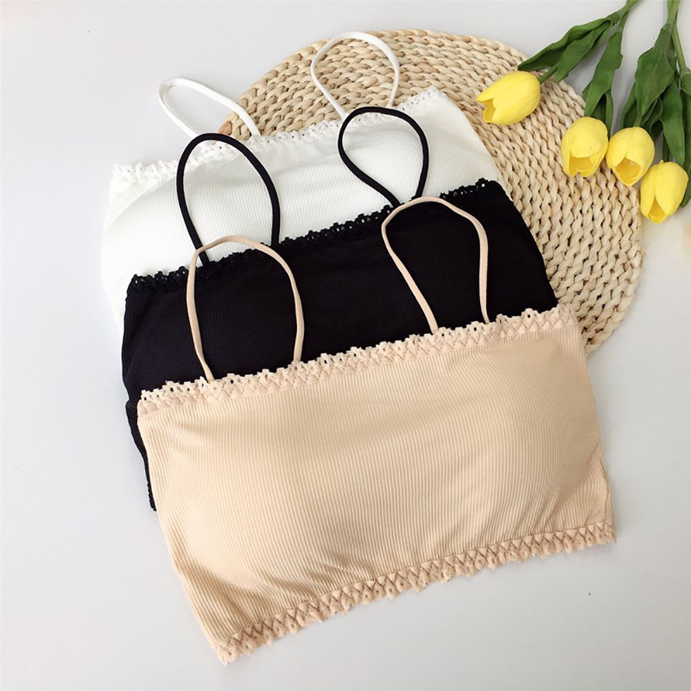 Áo lót nữ SKJK không đường may có mút ngực thiết kế lưng mỏng thoải mái nhiều màu tùy chọn