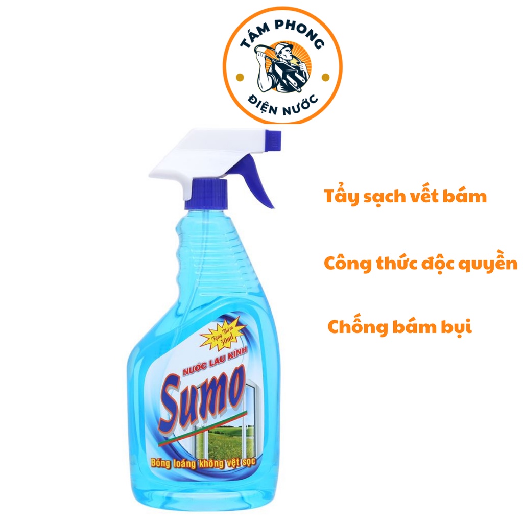 Nước lau kính SUMO chai 850ml