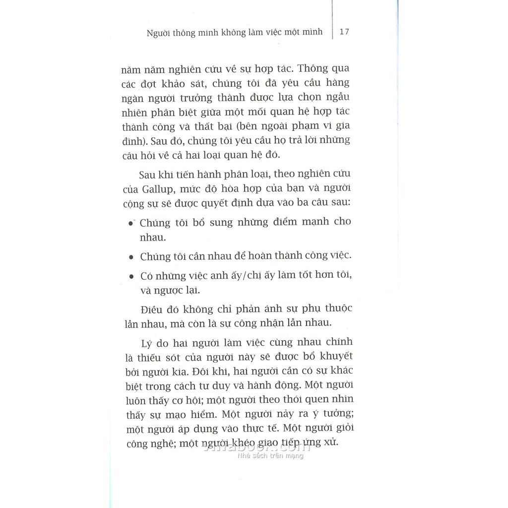 Sách - Người Thông Minh Không Làm Việc Một Mình - First News