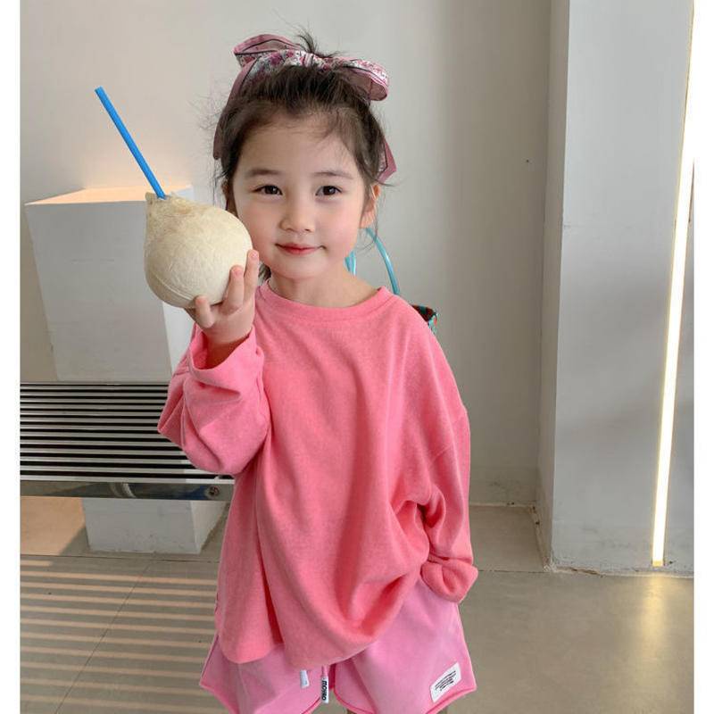 Áo Thun Mỏng Tay Dài Chống Nắng Dáng Rộng Màu Kẹo Thời Trang Mùa Hè Dành Cho Trẻ Em