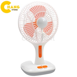 Quạt tích điện ông tây có đèn led tiện dụng