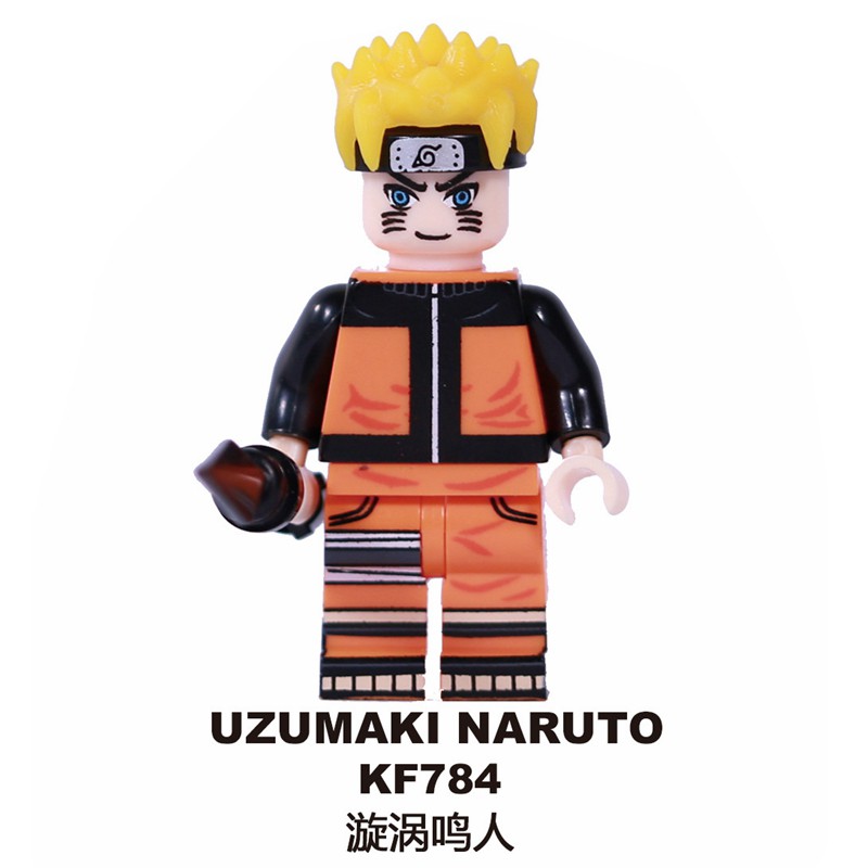 Mô Hình Lắp Ráp Lego Nhân Vật Uzumaki Naruto Sasuke Jiraiya Hatake Kakashi Độc Đáo