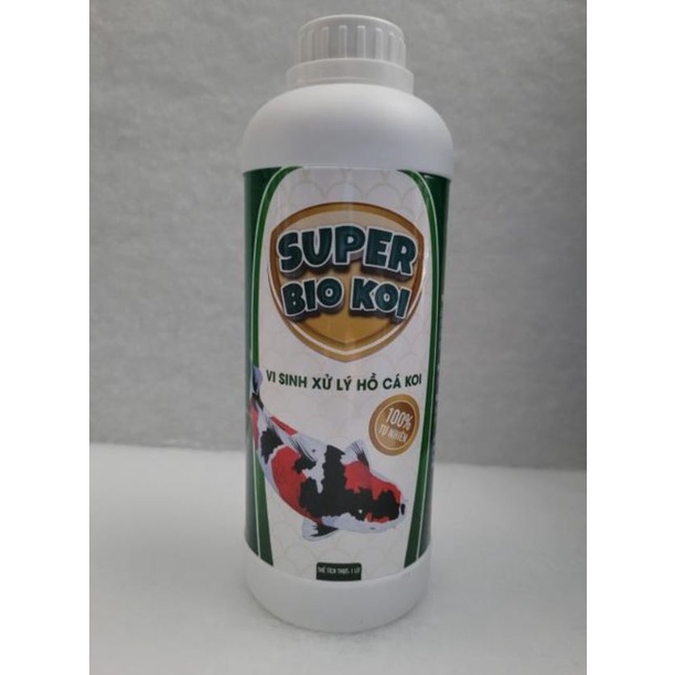 Vi sinh - men vi sinh bể cá - vi sinh hồ cá koi Super Bio Koi, Super Bio Gold, Super Bio.