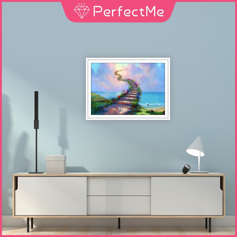 Bộ Tranh Đính Đá 5D Tự Làm 40x30cm Họa Tiết Phong Cảnh Độc Đáo Trang Trí Nhà Cửa