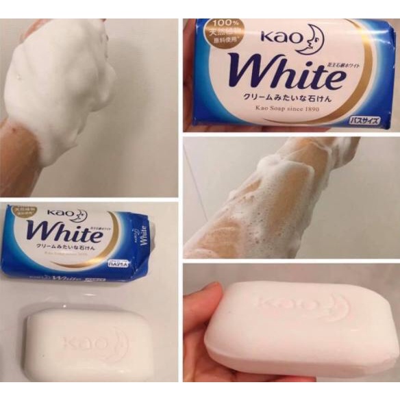 Xà phòng cục Kao White ROXI Beauty xà phòng rửa tay, tắm thay sữa tắm, để thơm tủ quần áo Kao Soap Nhật Bản 130g