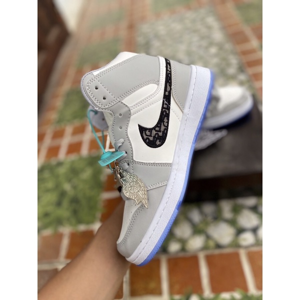 Giày Sneaker JD Xám Trắng Nam