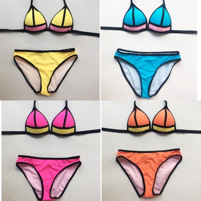 Bikini color block
