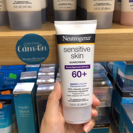 Kem chống nắng Neutrogena Sensitive Skin Sunscreen SPF 60