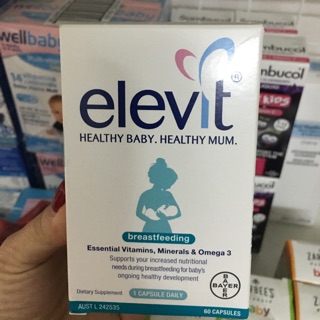 Elevit - vitamin tổng hợp dành cho mẹ cho con bú 