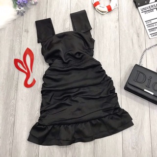 Đầm phi lụa đuôi cá