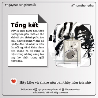 Thơm một chút - Nước hoa Escentric Molecule 01 (Mẫu thử 10ml)