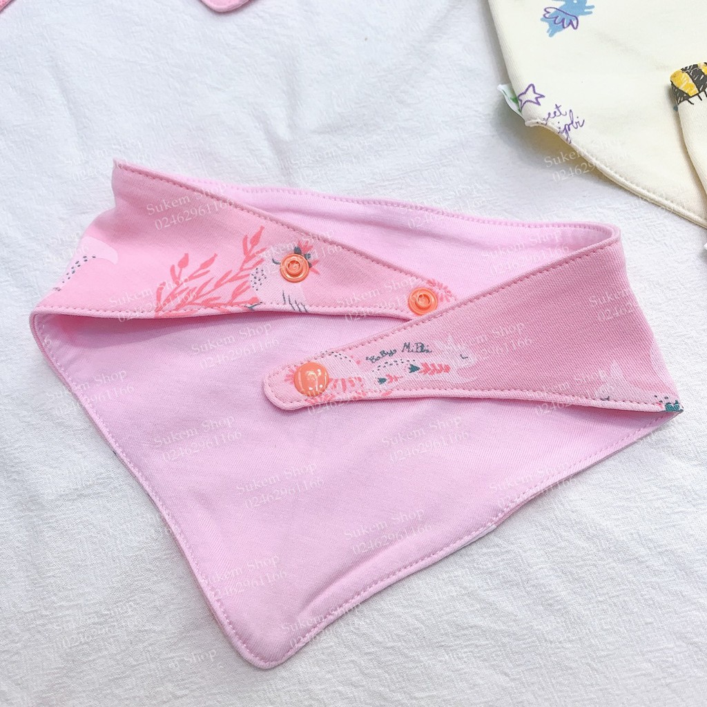 Yếm Tam Giác MIPBI- Set 3c 100% Cotton