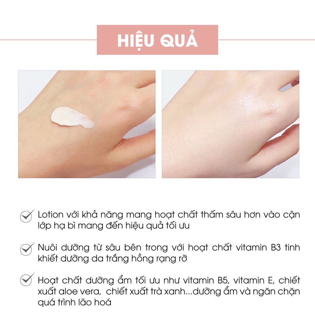 Kem body mềm dưỡng trắng da toàn thân A Cosmetics, hương nước hoa Pháp, dạng lotion 250g