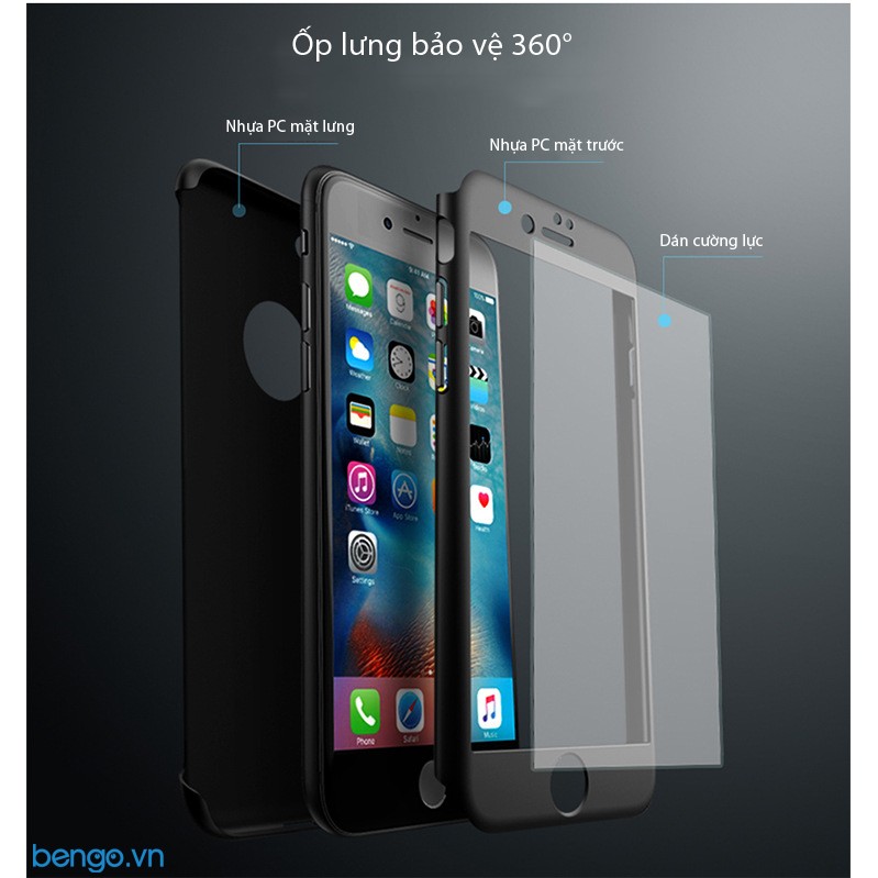 Ốp lưng iPhone 7 IPAKY bảo vệ 360