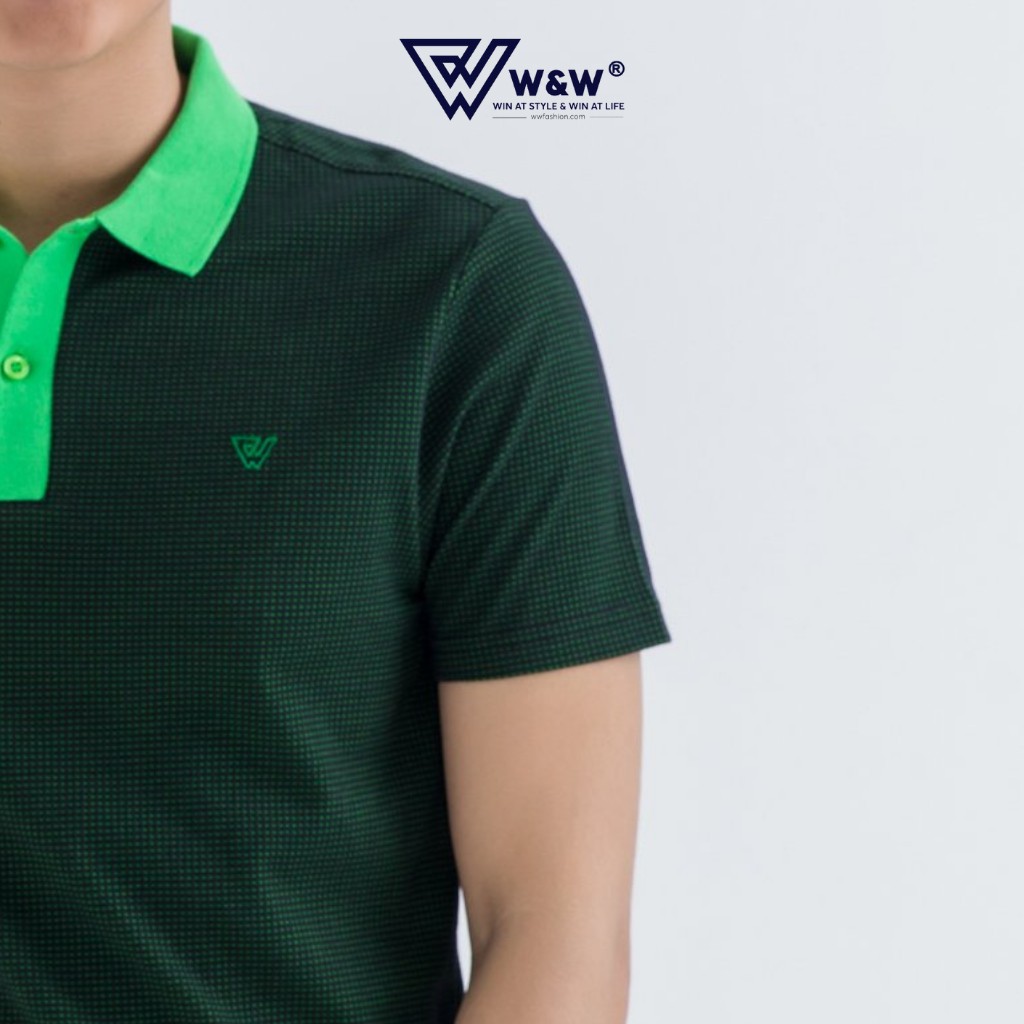 Áo Polo Nam Ngắn Tay W&amp;W WPO22R - Regular Fit Chất Liệu Cotton Siêu Mát, Thấm Hút Mồ Hôi, Bền Màu