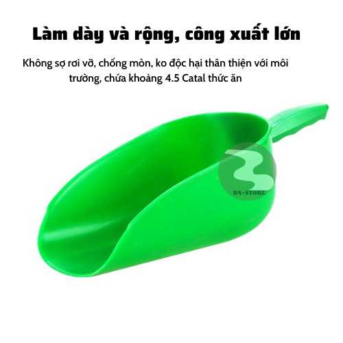 Xẻng xúc cám gáo nhựa nguyên sinh siêu dày Dương ninh XC24