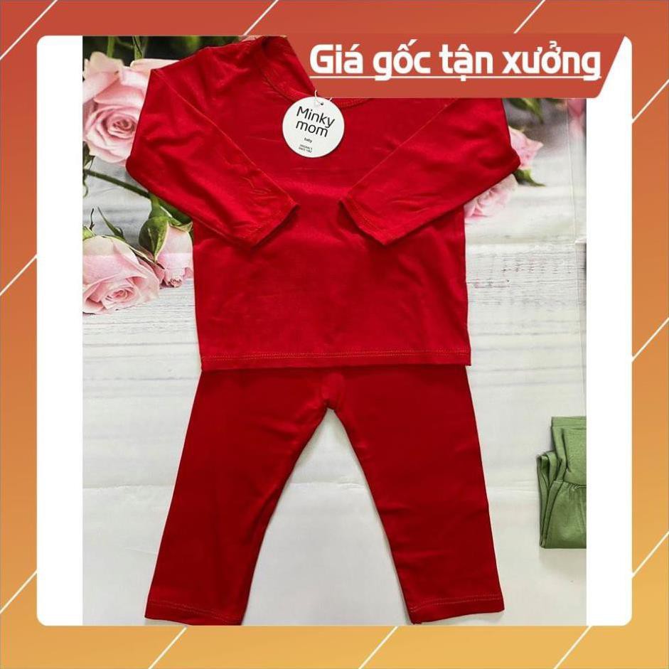 Quần áo trẻ em,đồ bộ em bé - Bộ dài tay  Minky Mom thun lạnh cho bé (5-15kg) cực đẹp MKM01