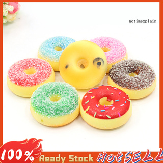 Đồ Chơi Squishy Hình Bánh Donut Nhiều Màu Sắc